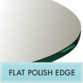 Flat Polish Glass Table Top Edge Atlanta