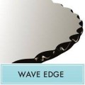 Wave Edge Glass Tabletop